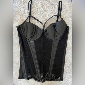 BRAND NEW Black Lace Bustier Corset Top
